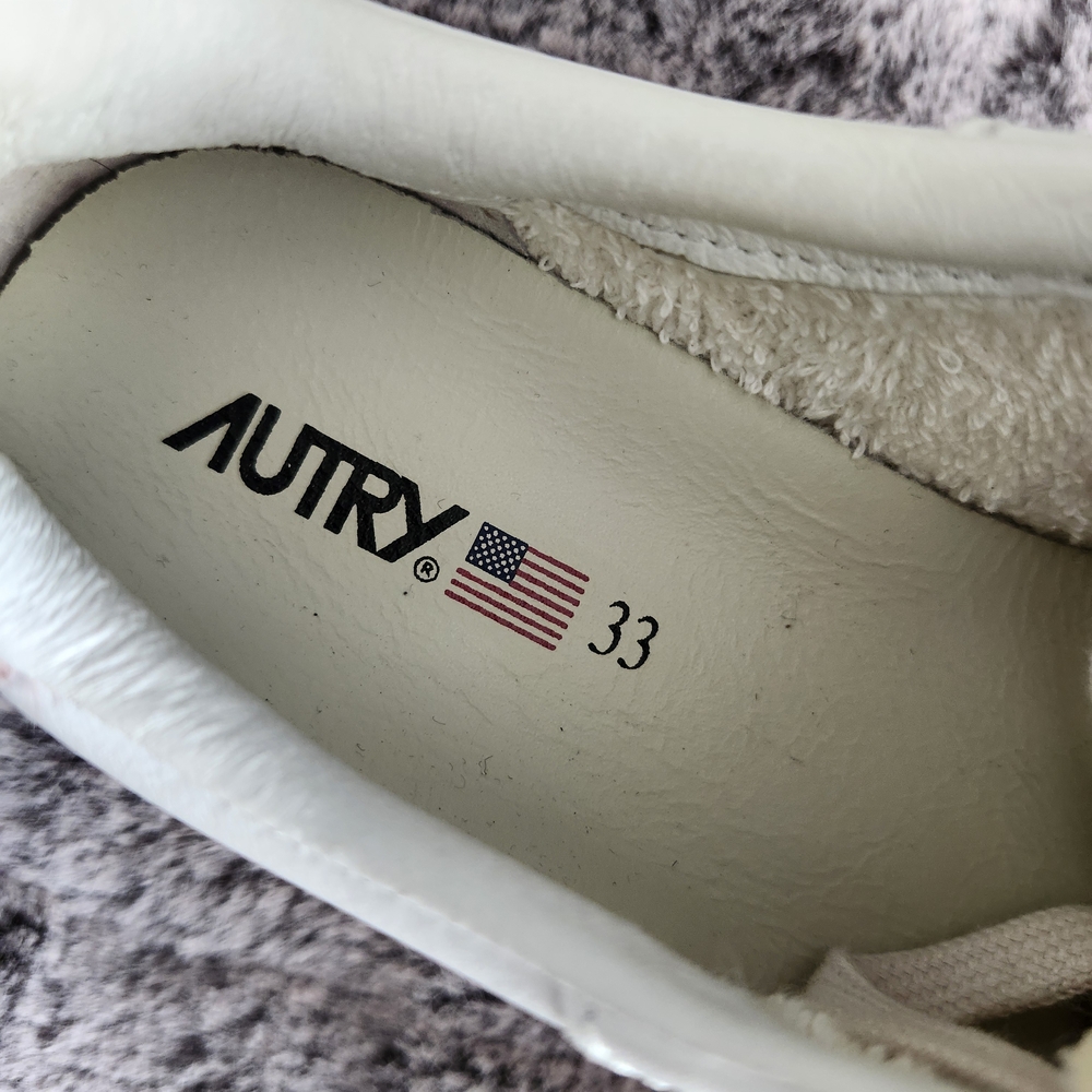 Autry Kids White and Pink Sneakers - Picture 7 of 9